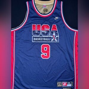 RARE Michael Jordan 1992 Dream Team USA Olympic NIKE SEWN STITCHED JERSEY XXL